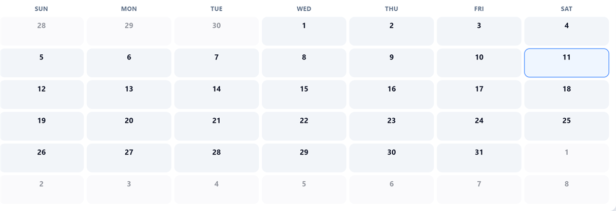 Veyrais content calendar with approved LinkedIn posts scheduled across coming weeks
